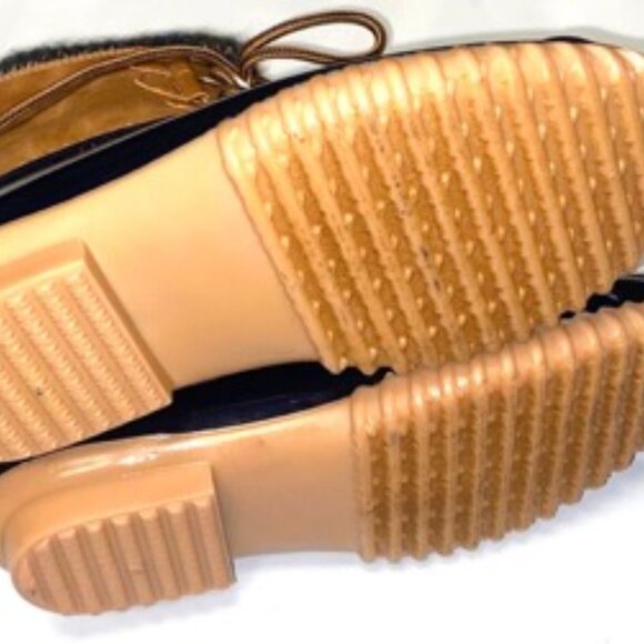 Sporto Lilia Women's Duck Winter Waterproof Boot Tan/Navy Size 6 - Picture 7 of 7